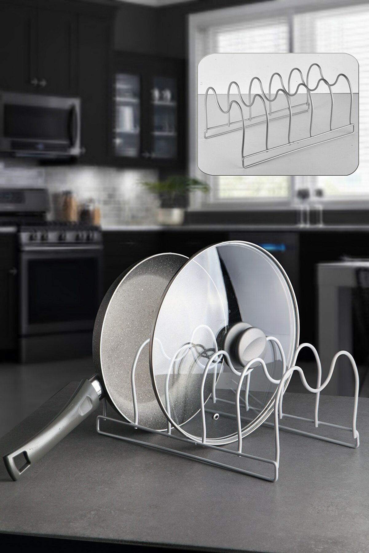 Sepetcity Tava Ve Tencere Kapağı Düzenleyici